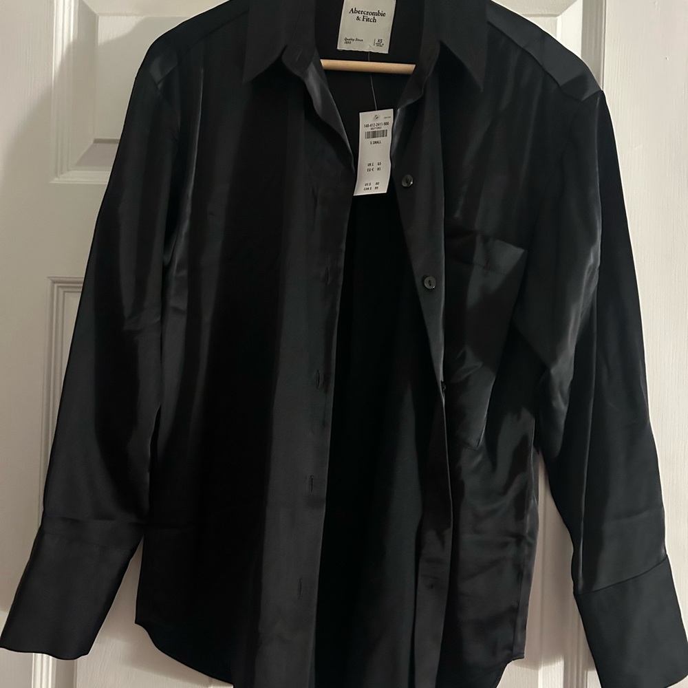 Classic Black Button Down Shirt